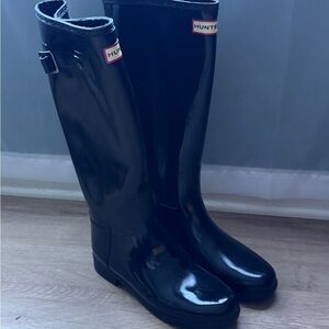 Hunter Black Rain Boots
